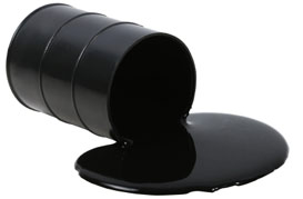 Oil Barrel and spillage